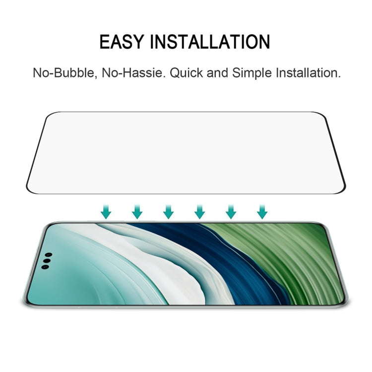 For Huawei Mate 70 Pro / 70 Pro+ 25pcs 3D Curved Edge Full Screen Tempered Glass Film - Black