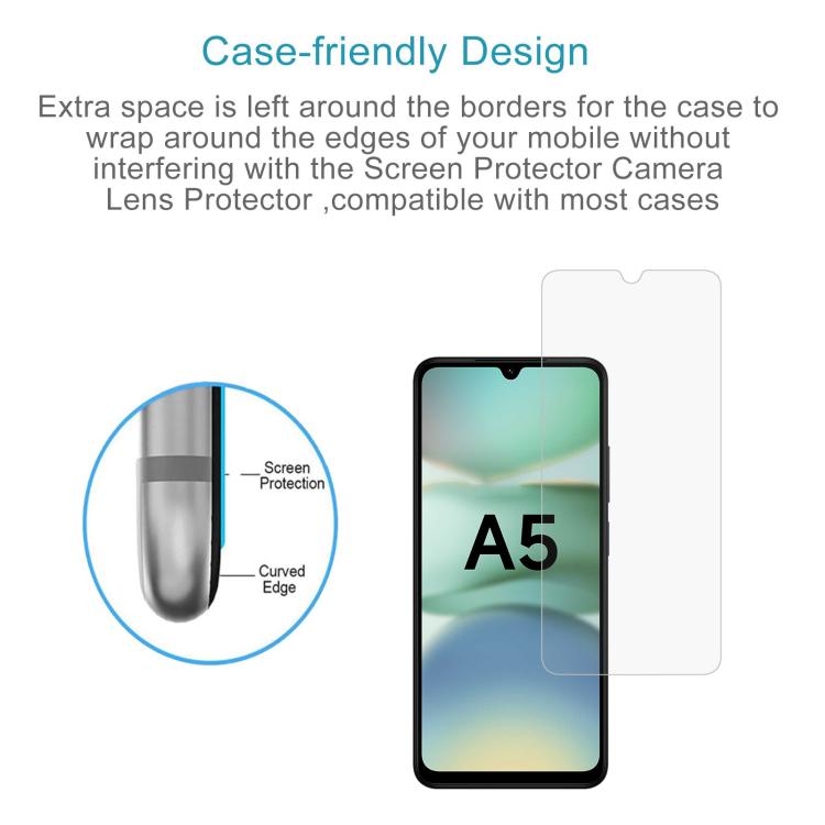 For Xiaomi Redmi A5 4G 171.7mm / Poco C71 10pcs 0.26mm 9H 2.5D Tempered Glass Film