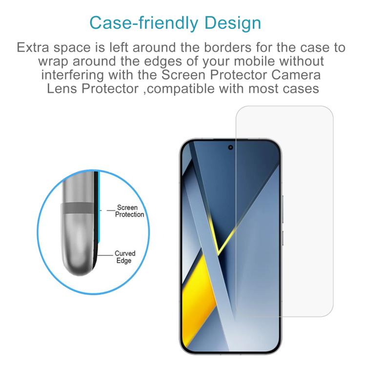 For Xiaomi Poco F8 Ultra 5G 50pcs 0.26mm 9H 2.5D Tempered Glass Film