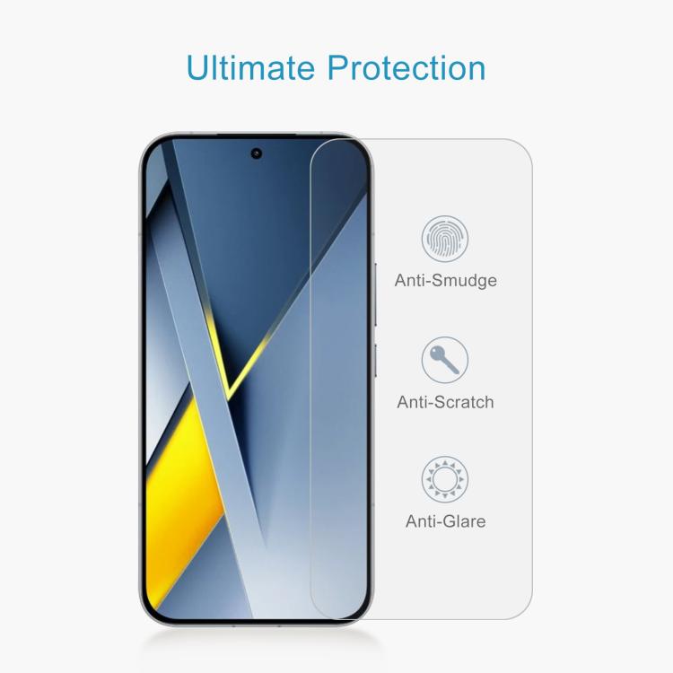For Xiaomi Poco F8 Ultra 5G 50pcs 0.26mm 9H 2.5D Tempered Glass Film