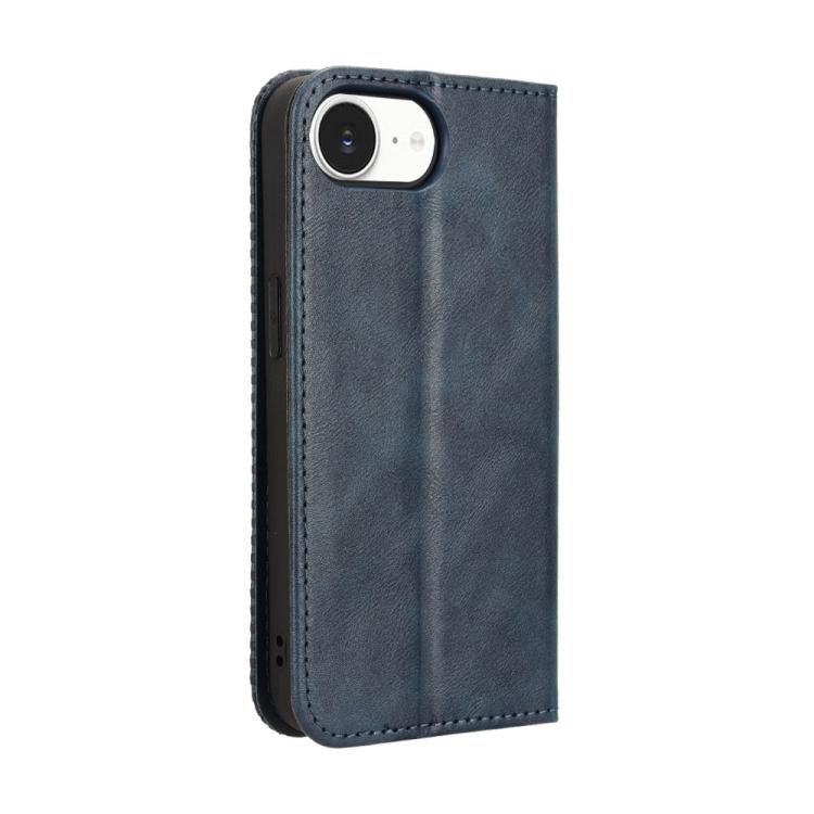 For iPhone 17e / 16e Magnetic Buckle Retro Texture Leather Phone Case