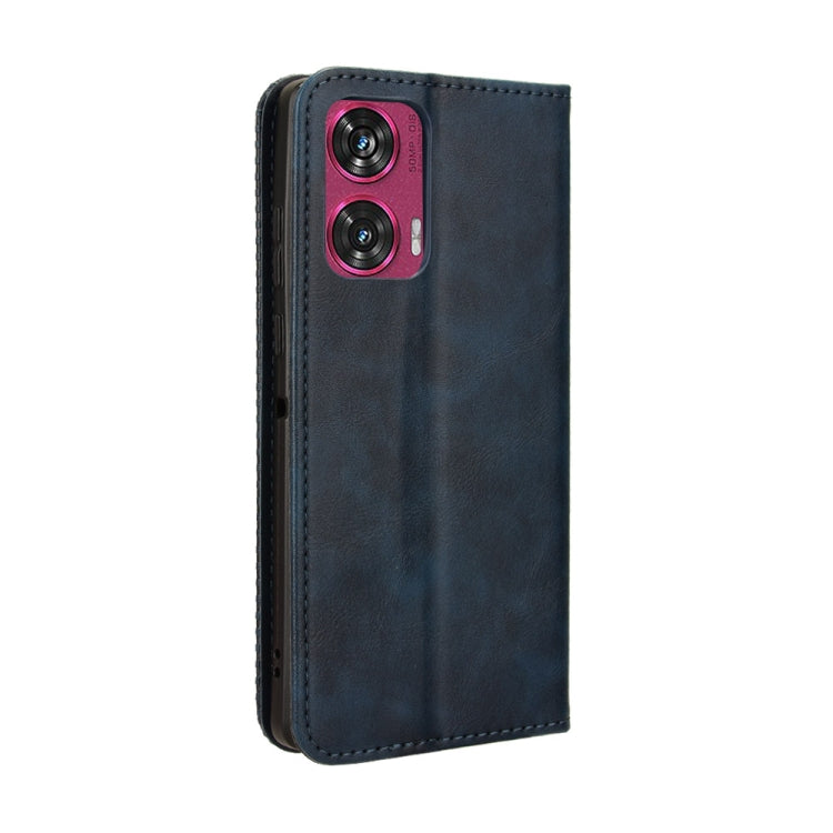 For Motorola Edge 50 Fusion 5G Magnetic Buckle Retro Texture Leather Phone Case