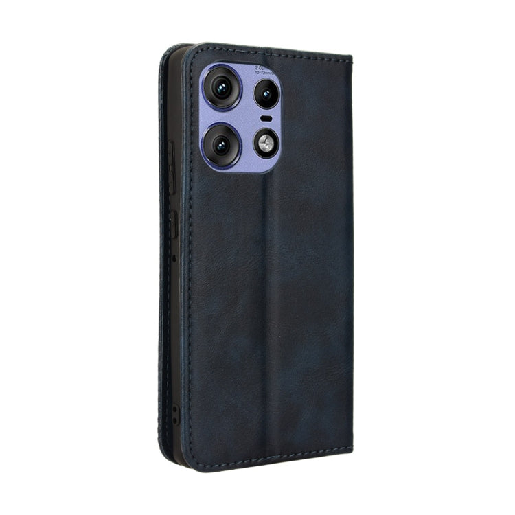 For Motorola Edge 50 Pro 5G Magnetic Buckle Retro Texture Leather Phone Case
