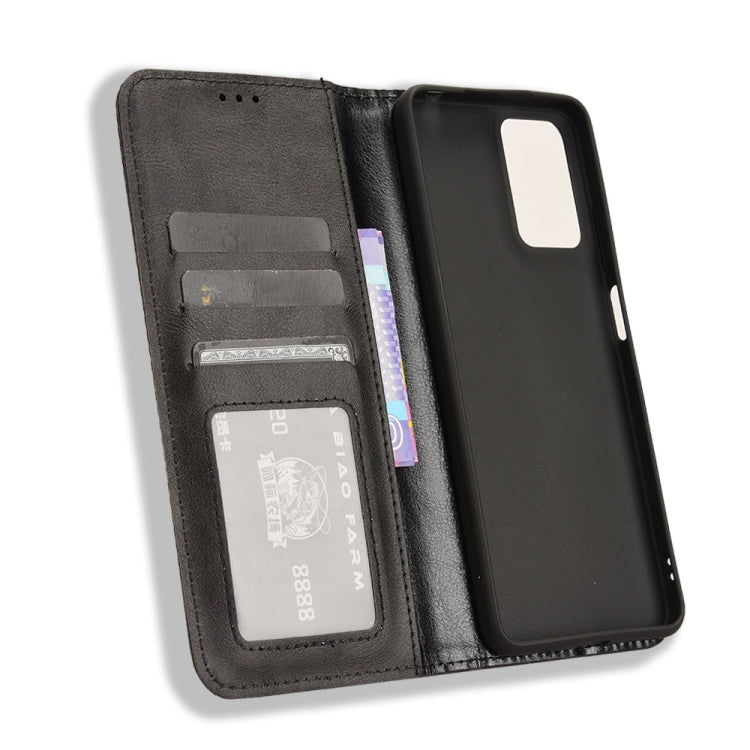 For Motorola Moto E14 / G04 / G04s Magnetic Buckle Retro Texture Leather Phone Case