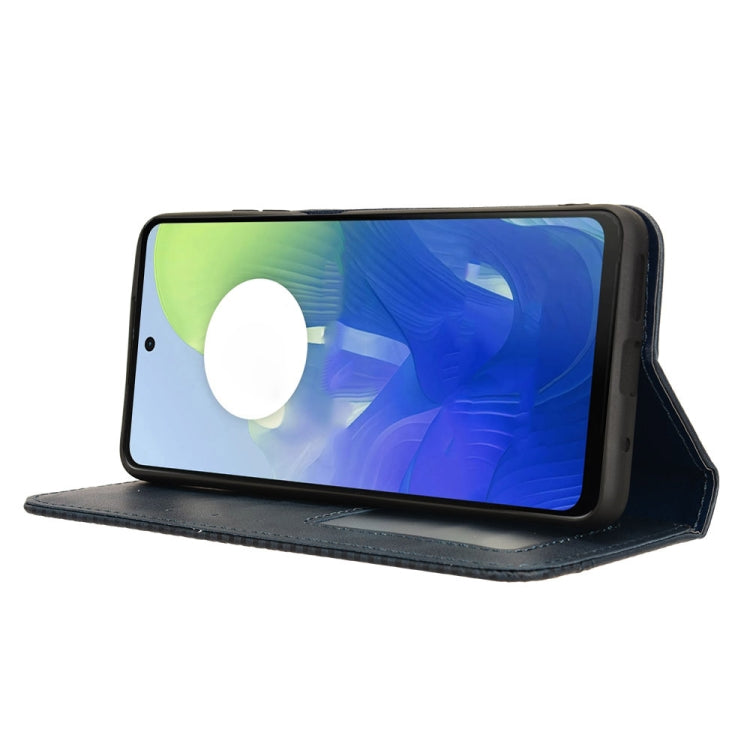 For Motorola Moto E14 / G04 / G04s Magnetic Buckle Retro Texture Leather Phone Case