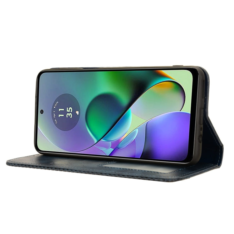 For Motorola Moto G64 5G / G64y 5G Magnetic Buckle Retro Texture Leather Phone Case