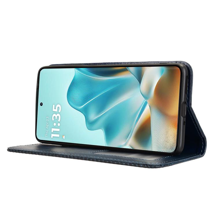 For Motorola Edge 60 Fusion Magnetic Buckle Retro Texture Leather Phone Case