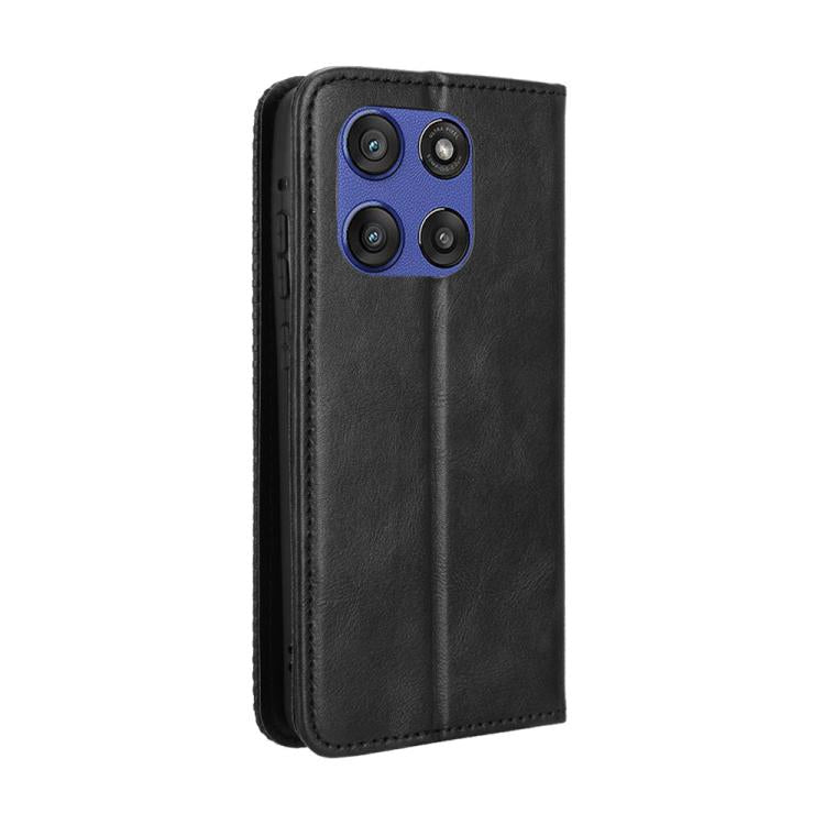 For Motorola Moto G Stylus 5G 2025 Magnetic Buckle Retro Texture Leather Phone Case