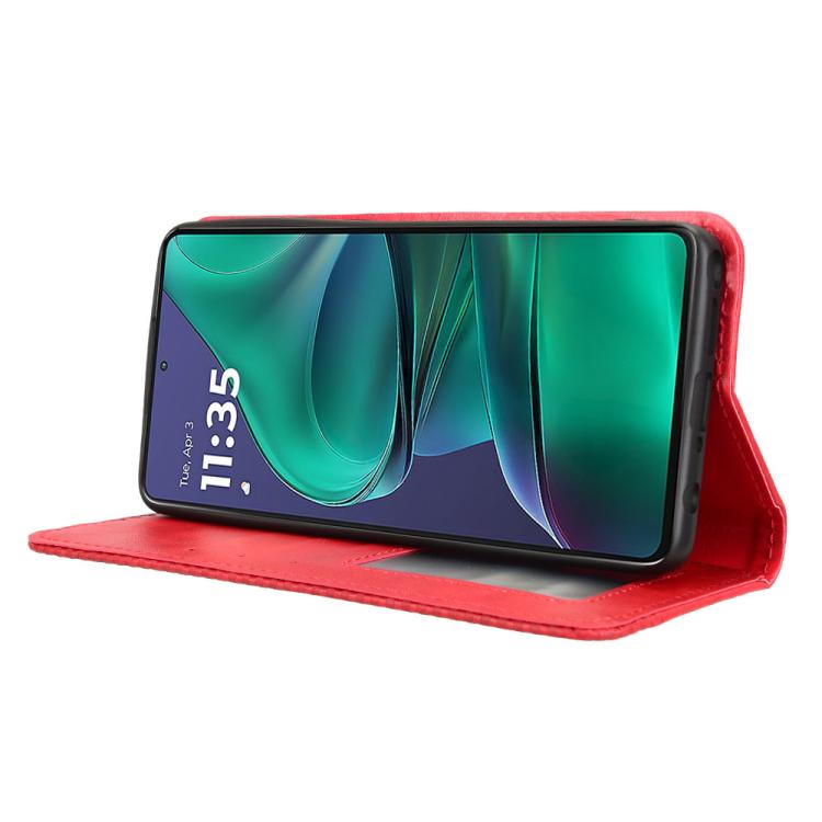 For Motorola Moto G Stylus 5G 2025 Magnetic Buckle Retro Texture Leather Phone Case