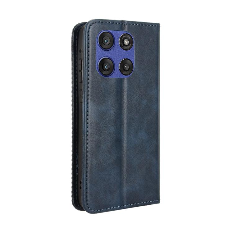For Motorola Moto G Stylus 5G 2025 Magnetic Buckle Retro Texture Leather Phone Case