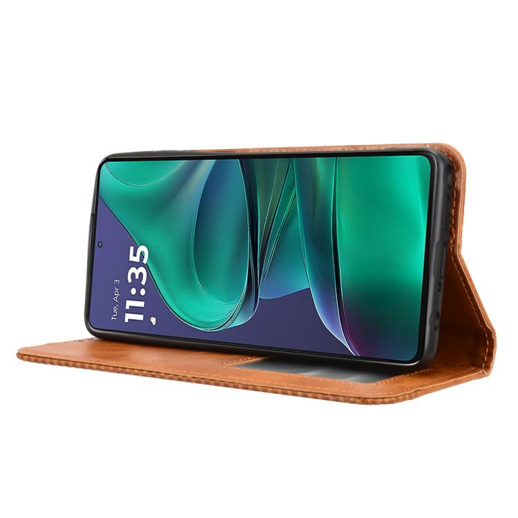 For Motorola Moto G Stylus 5G 2025 Magnetic Buckle Retro Texture Leather Phone Case