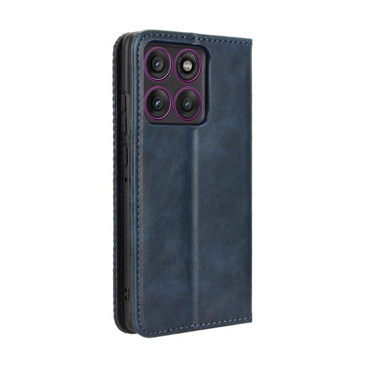 For Motorola Edge 60 Pro / 60s Pro 5G Magnetic Buckle Retro Texture Leather Phone Case