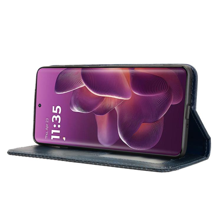 For Motorola Edge 60 Pro / 60s Pro 5G Magnetic Buckle Retro Texture Leather Phone Case