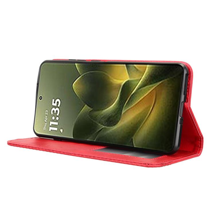 For Motorola Edge 70 5G Magnetic Buckle Retro Texture Leather Phone Case