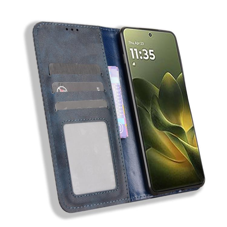 For Motorola Edge 70 5G Magnetic Buckle Retro Texture Leather Phone Case