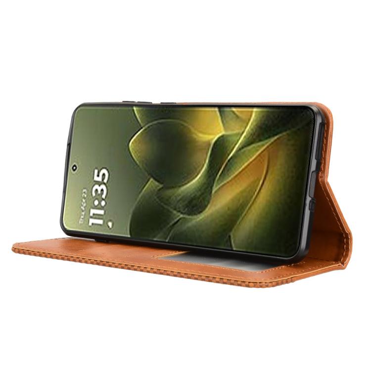 For Motorola Edge 70 5G Magnetic Buckle Retro Texture Leather Phone Case