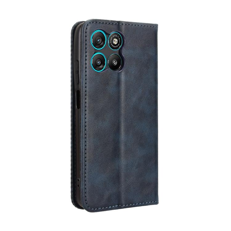 For Motorola Moto G67 Power / G57 Power Magnetic Buckle Retro Texture Leather Phone Case