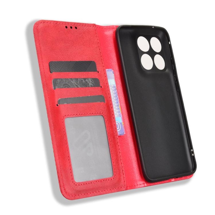 For Motorola Edge 70 Fusion 5G Magnetic Buckle Retro Texture Leather Phone Case