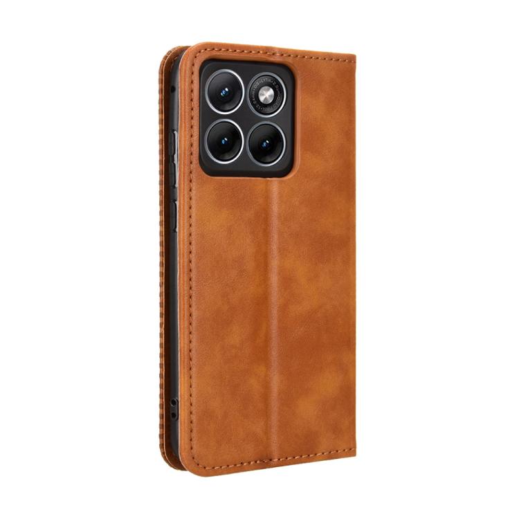 For Motorola Edge 70 Fusion 5G Magnetic Buckle Retro Texture Leather Phone Case