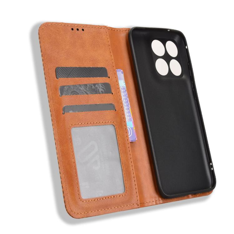 For Motorola Edge 70 Fusion 5G Magnetic Buckle Retro Texture Leather Phone Case
