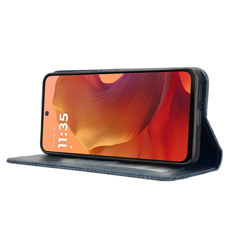 For Motorola Moto G17 / G17 Power 4G Magnetic Buckle Retro Texture Leather Phone Case