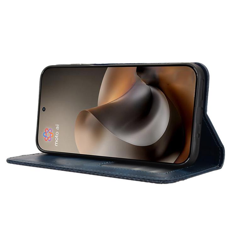 For Motorola Moto G67 / G77 5G Magnetic Buckle Retro Texture Leather Phone Case