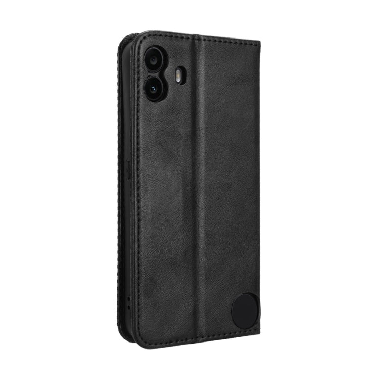 For Nothing CMF Phone 1 Magnetic Buckle Retro Texture Leather Phone Case
