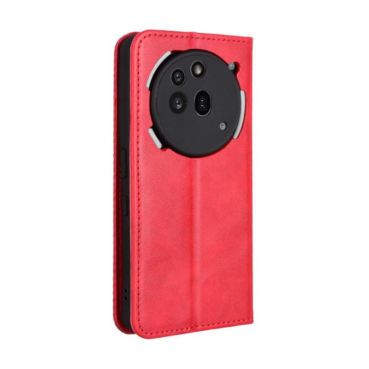 For Nothing Phone 3a Pro Magnetic Buckle Retro Texture Leather Phone Case
