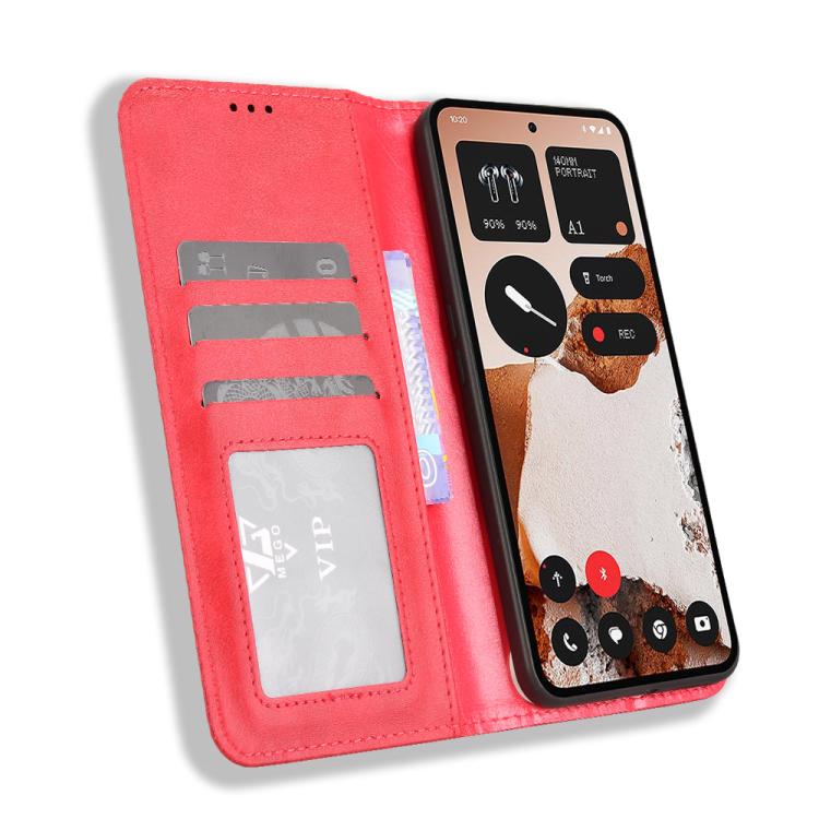 For Nothing CMF Phone 2 Pro Magnetic Buckle Retro Texture Leather Phone Case