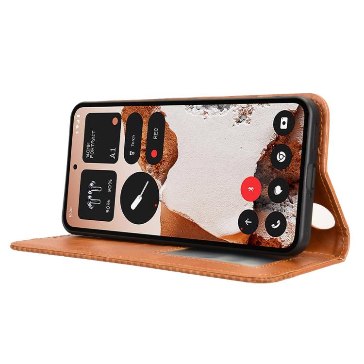 For Nothing CMF Phone 2 Pro Magnetic Buckle Retro Texture Leather Phone Case