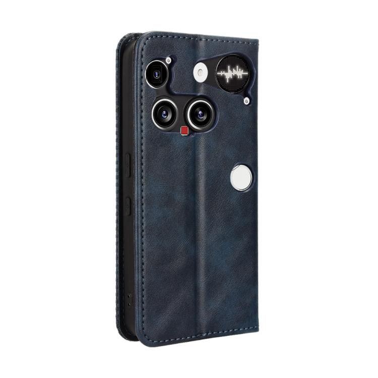 For Nothing Phone 3 Magnetic Buckle Retro Texture Leather Phone Case