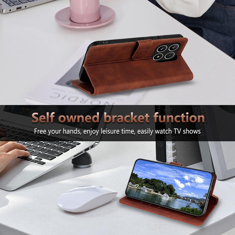 For Xiaomi 17 AZNS Skin Feel Calf Texture Flip Leather Phone Case
