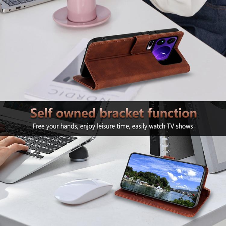 For Xiaomi 17 Pro Max AZNS Skin Feel Calf Texture Flip Leather Phone Case