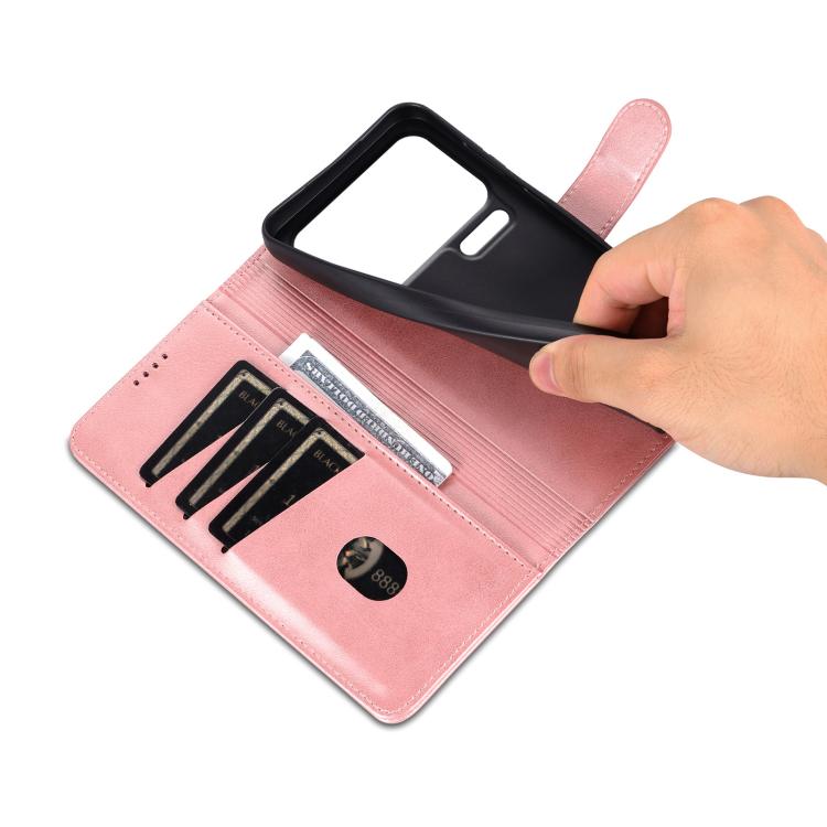 For Xiaomi 17 Pro Max AZNS Skin Feel Calf Texture Flip Leather Phone Case