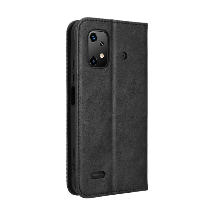 For Umidigi Bison X20 Magnetic Buckle Retro Texture Leather Phone Case