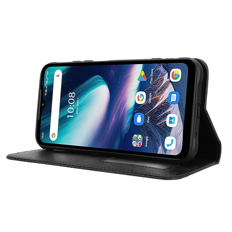 For Umidigi Bison X20 Magnetic Buckle Retro Texture Leather Phone Case