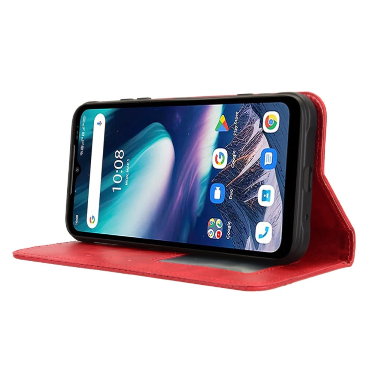 For Umidigi Bison X20 Magnetic Buckle Retro Texture Leather Phone Case