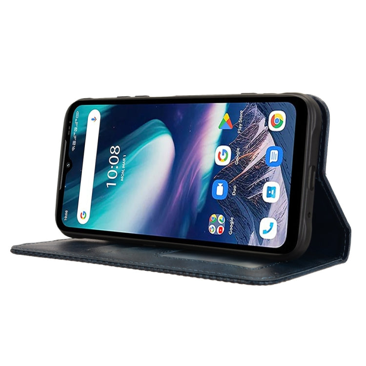 For Umidigi Bison X20 Magnetic Buckle Retro Texture Leather Phone Case