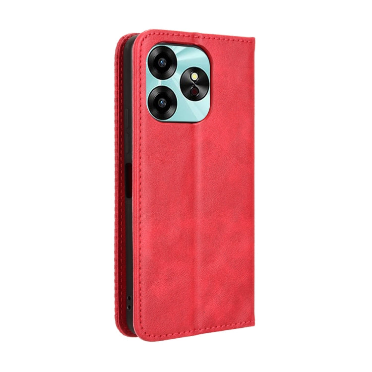 For Umidigi G6 5G Magnetic Buckle Retro Texture Leather Phone Case