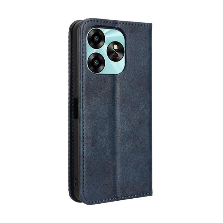 For Umidigi G6 5G Magnetic Buckle Retro Texture Leather Phone Case