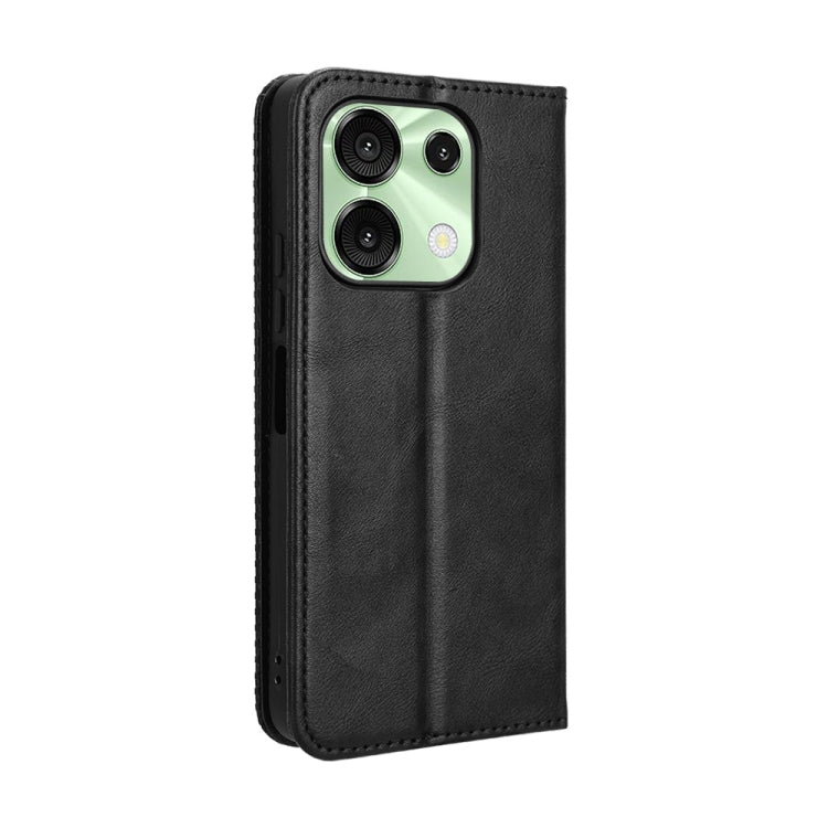 For Umidigi G9 5G Magnetic Buckle Retro Texture Leather Phone Case