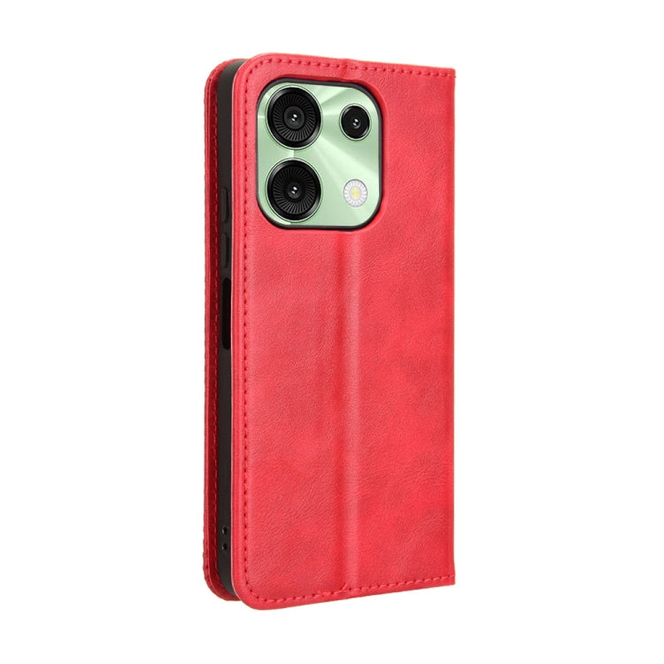 For Umidigi G9 5G Magnetic Buckle Retro Texture Leather Phone Case