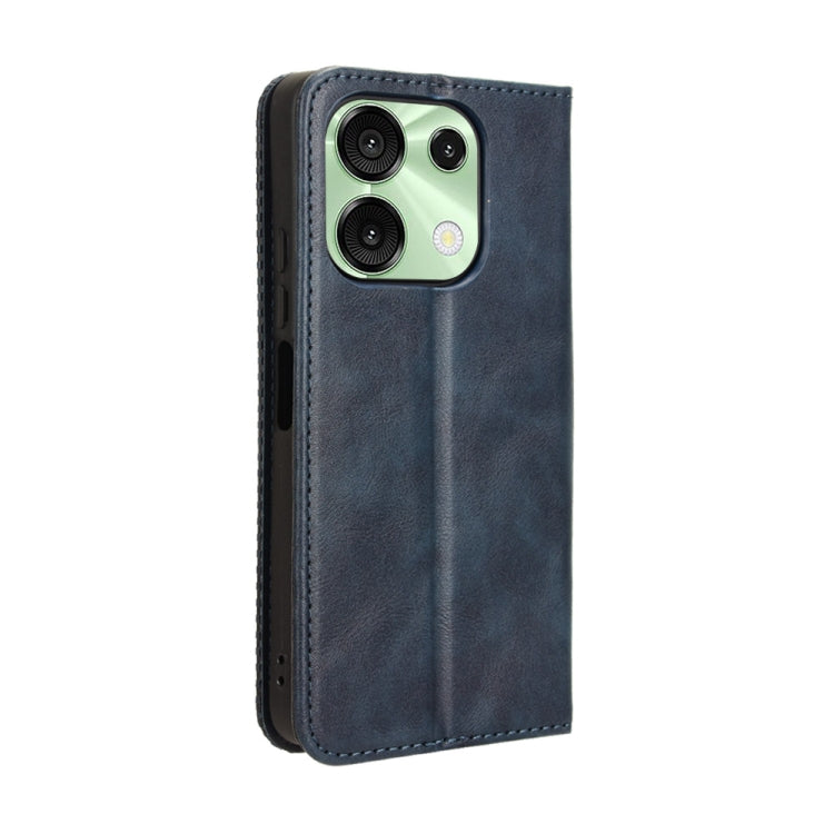 For Umidigi G9 5G Magnetic Buckle Retro Texture Leather Phone Case