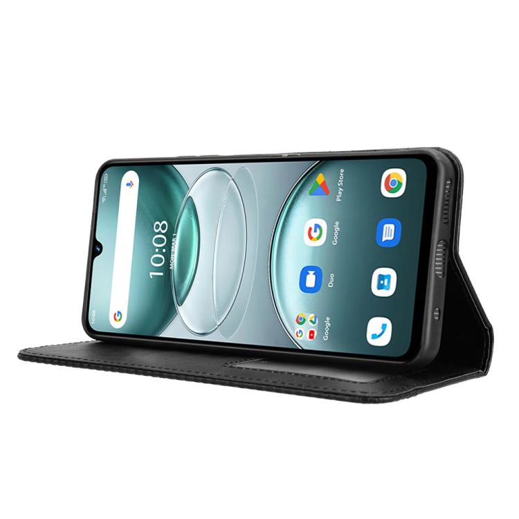 For Umidigi G100 / G100A Magnetic Buckle Retro Texture Leather Phone Case