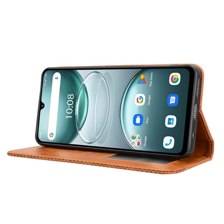 For Umidigi G100 / G100A Magnetic Buckle Retro Texture Leather Phone Case