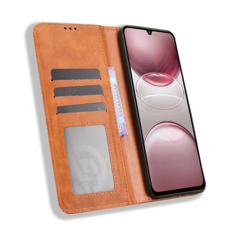 For Umidigi G100 5G 2025 / G100 Pro Magnetic Buckle Retro Texture Leather Phone Case
