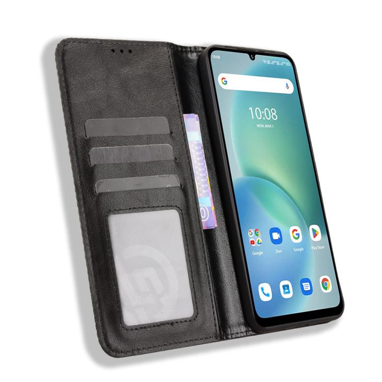 For Umidigi G100X 4G / 5G Magnetic Buckle Retro Texture Leather Phone Case