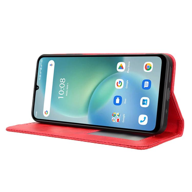 For Umidigi G100X 4G / 5G Magnetic Buckle Retro Texture Leather Phone Case
