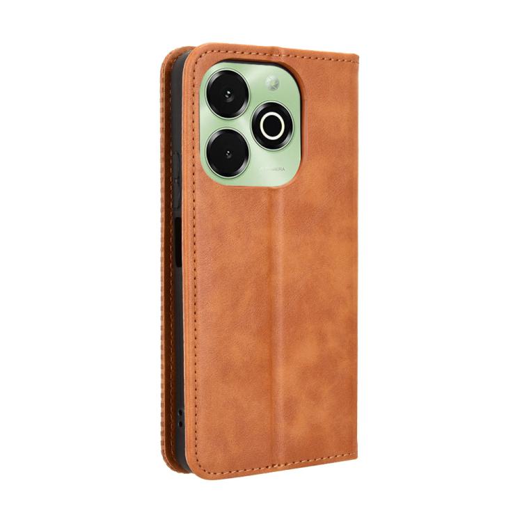 For Umidigi G100X 4G / 5G Magnetic Buckle Retro Texture Leather Phone Case