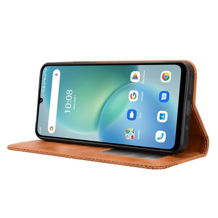 For Umidigi G100X 4G / 5G Magnetic Buckle Retro Texture Leather Phone Case